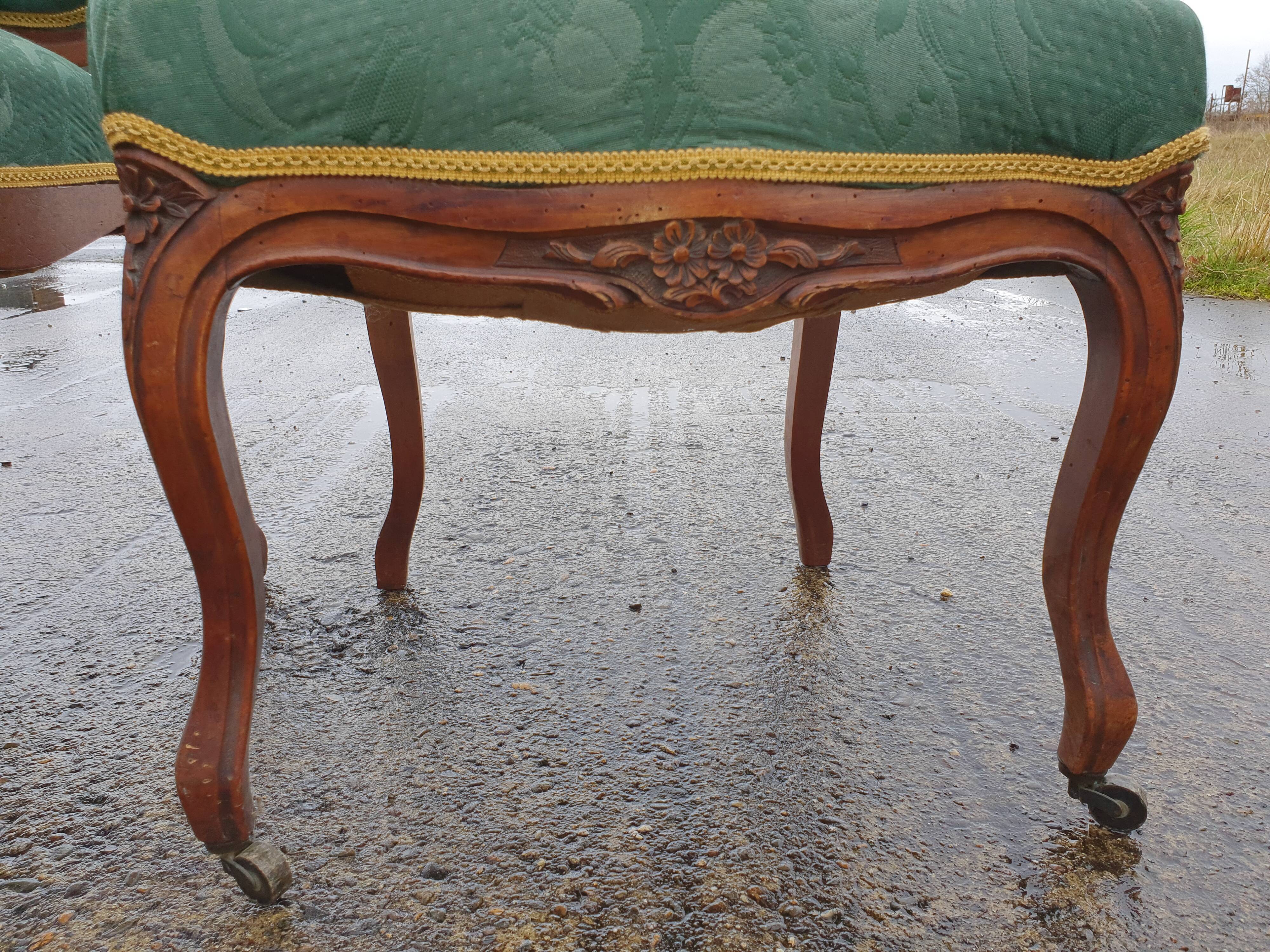 Pair of chairs style Louis XV