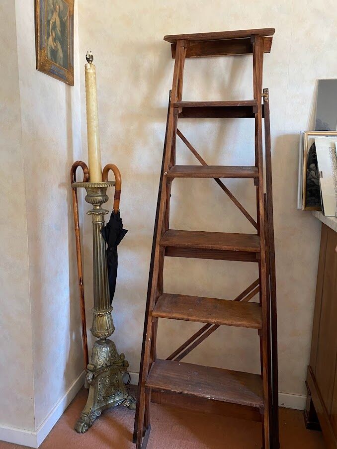 Library stepladder, nineteenth century