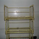 Metal display of shops shops fruits and vegetables