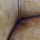 Cow leather English style club chair