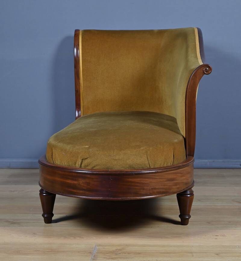 Mahogany Méridienne, Restoration period – Early 19th century