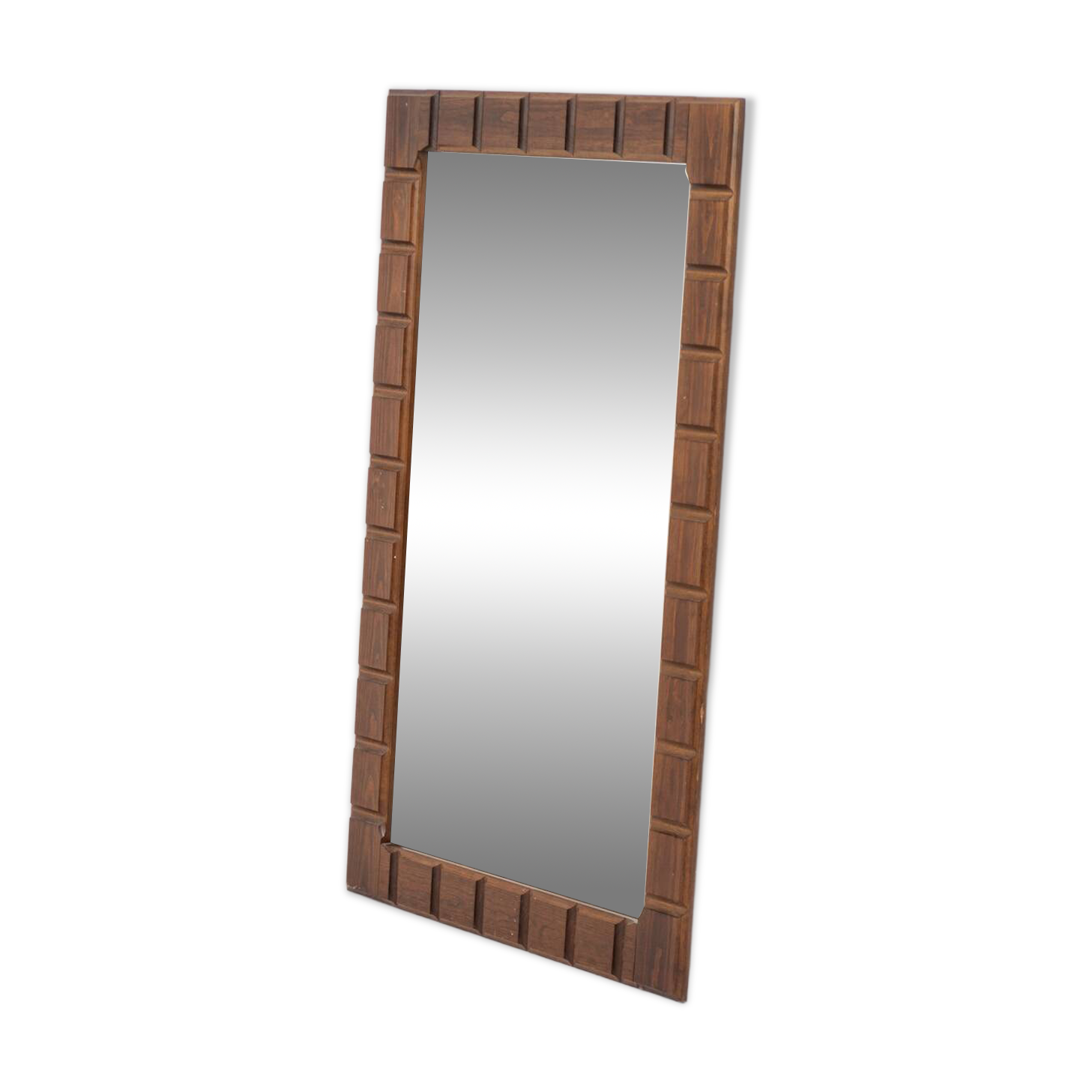 Miroir mural graphique sculptural