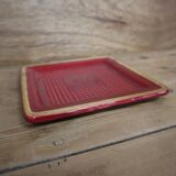 Saint Clément burgundy pocket emptier with gold trim