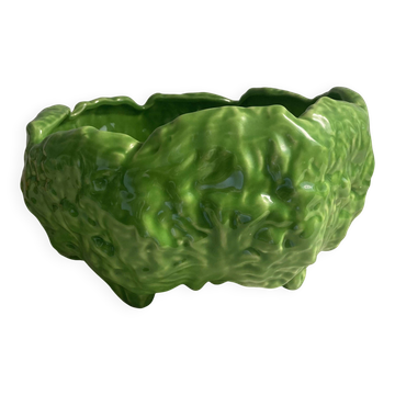 Earthenware salad bowl "cabbage"
