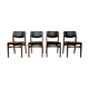 Vintage Set of 4 Teak Dining Chairs by Louis van Teeffelen voor Wèbè, 1960s.