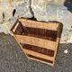 Rattan shelf 46 cm high with 3 floors vintage