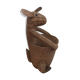 Panier cache pot osier zoomorphe
