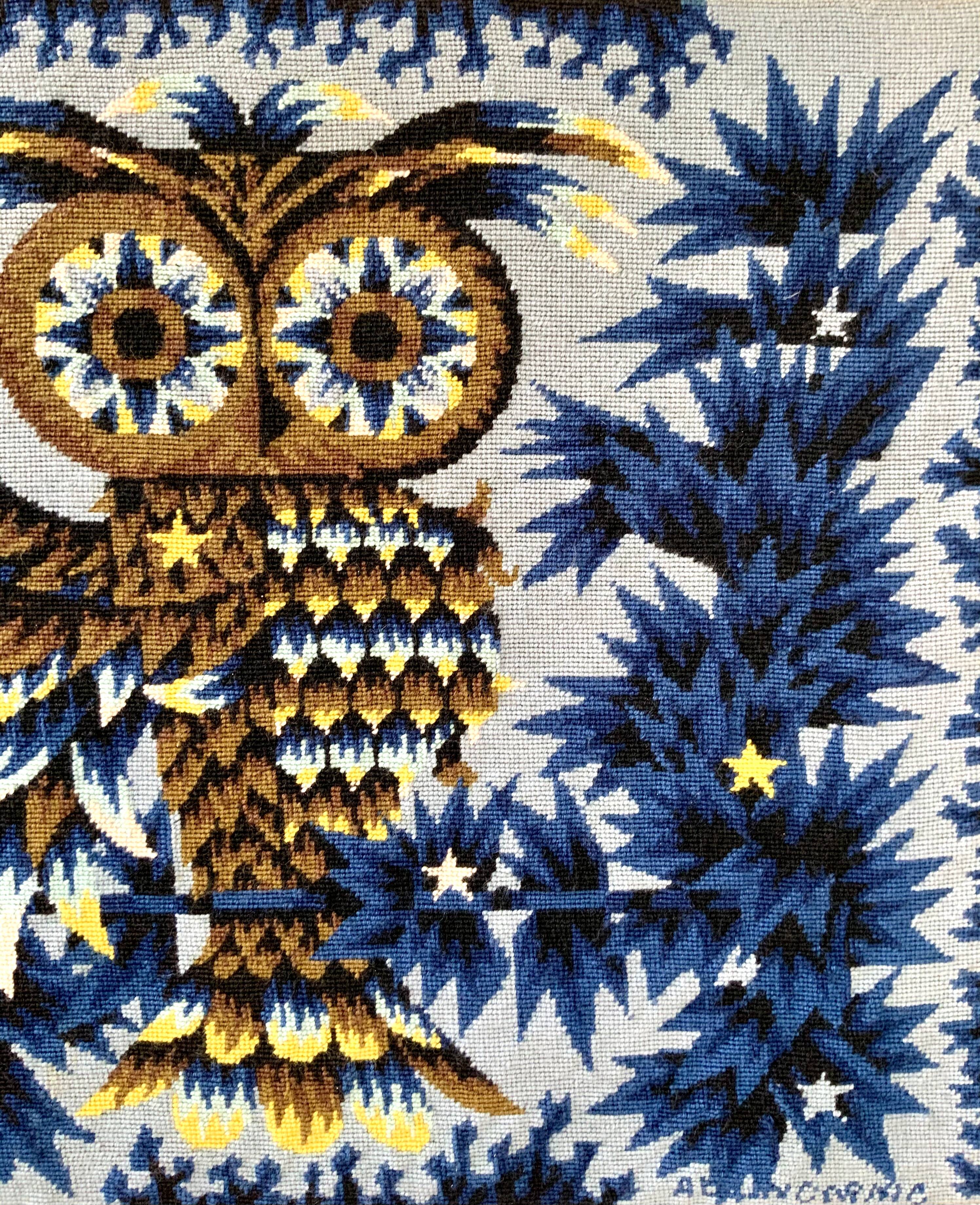 "The Night" tapestry by Alain Cornic