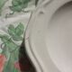 3 hollow white plates Cerenne Vallauris