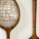 Old pair of vintage tennis rackets