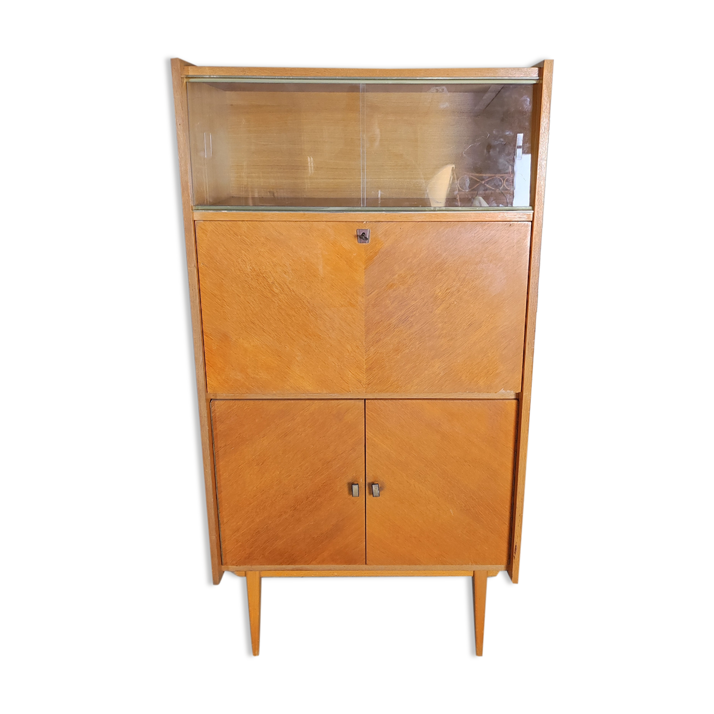 Secrétaire vintage pieds comaps