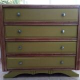 Revisited art deco chest of drawers
