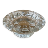 Moulded glass candle holder