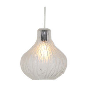 Lampe suspendue en verre dépoli