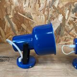 Paire d'appliques murales bleues Amilux - Made in France