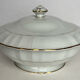 White Limoges porcelain tureen
