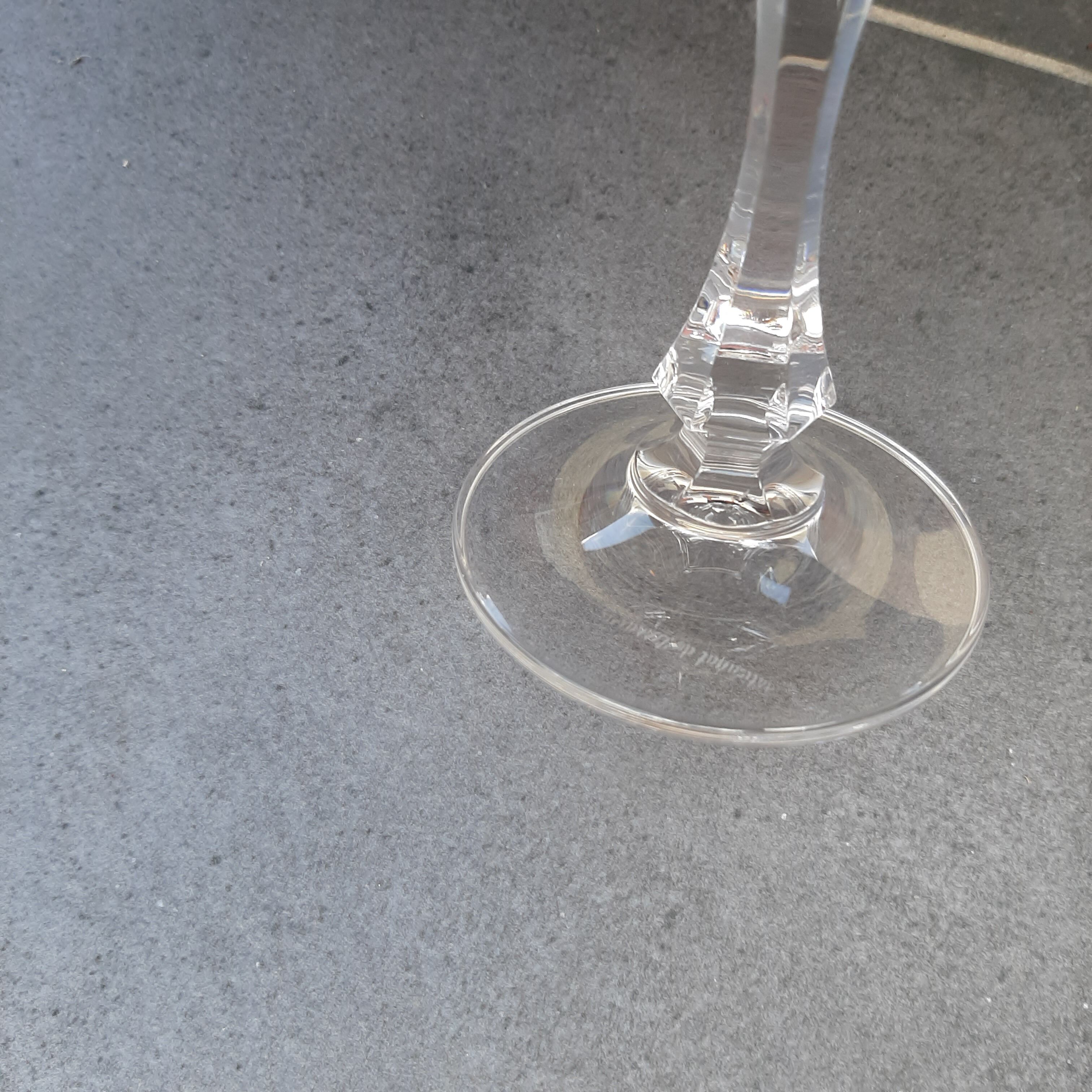 Champagne flutes crystal of Lorraine