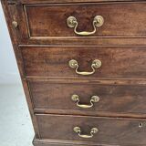 English style mahogany and veneer 19th century slope desk