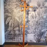 Parrot coat rack in pine 1980