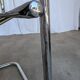 Vintage Mart Stam Style Armchair: Dark Brown Faux Leather Chrome Cantilever