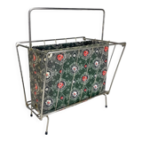 Metal and vinyl magazine holders 60s