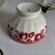 Antique faceted earthenware bowl, Digoin Badonviller