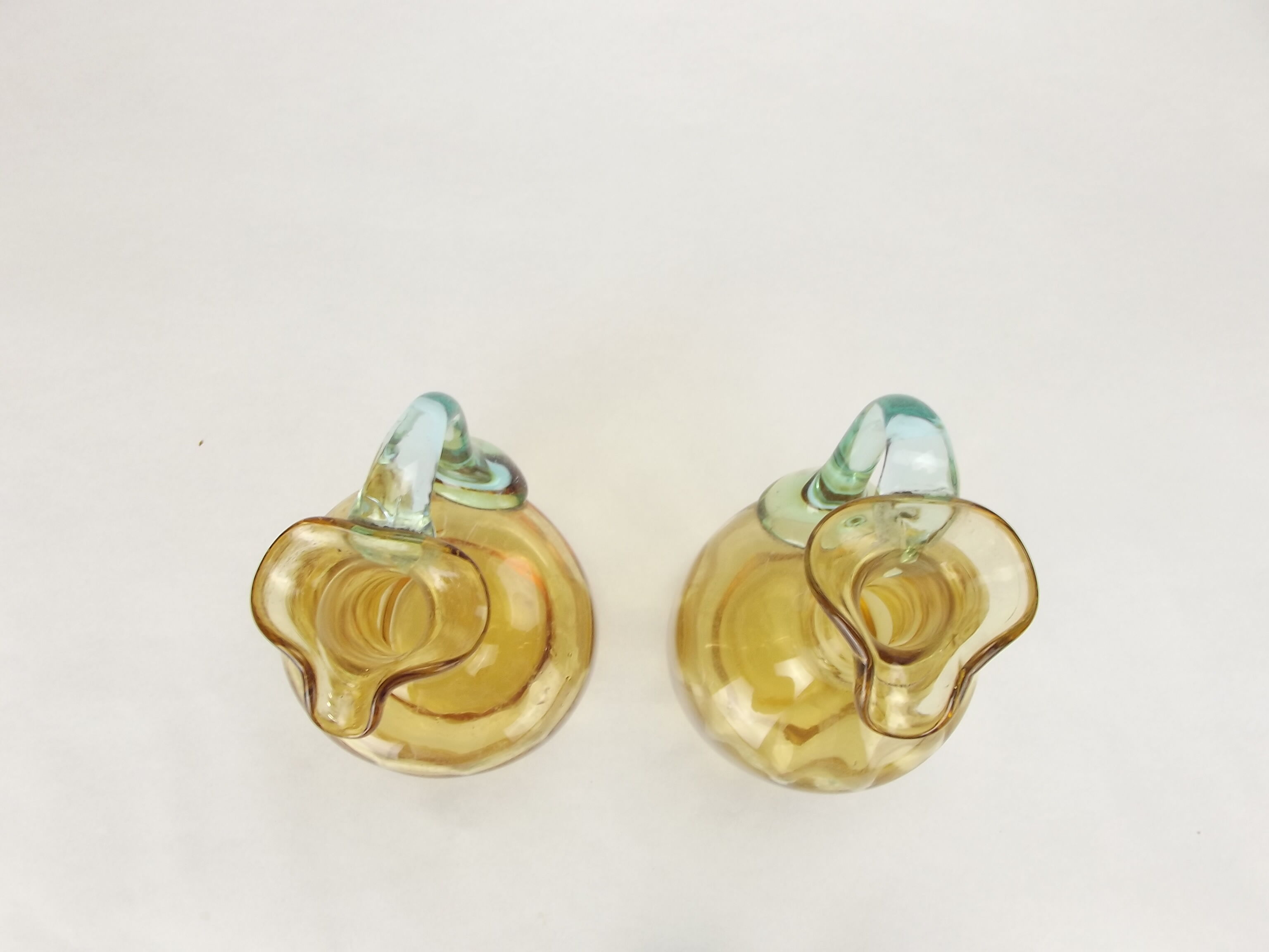 Old pair of George Sand decanters, Cristal de Portieux