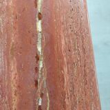 Travertine coffee table red design