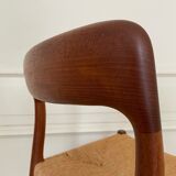 Set 4 chairs by Niels Otto Møller 1960