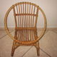Fauteuil rotin enfant vintage
