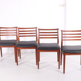 Set of 4 dining chairs by Erling Torvits for Sorø Stolefabrik, 1960s