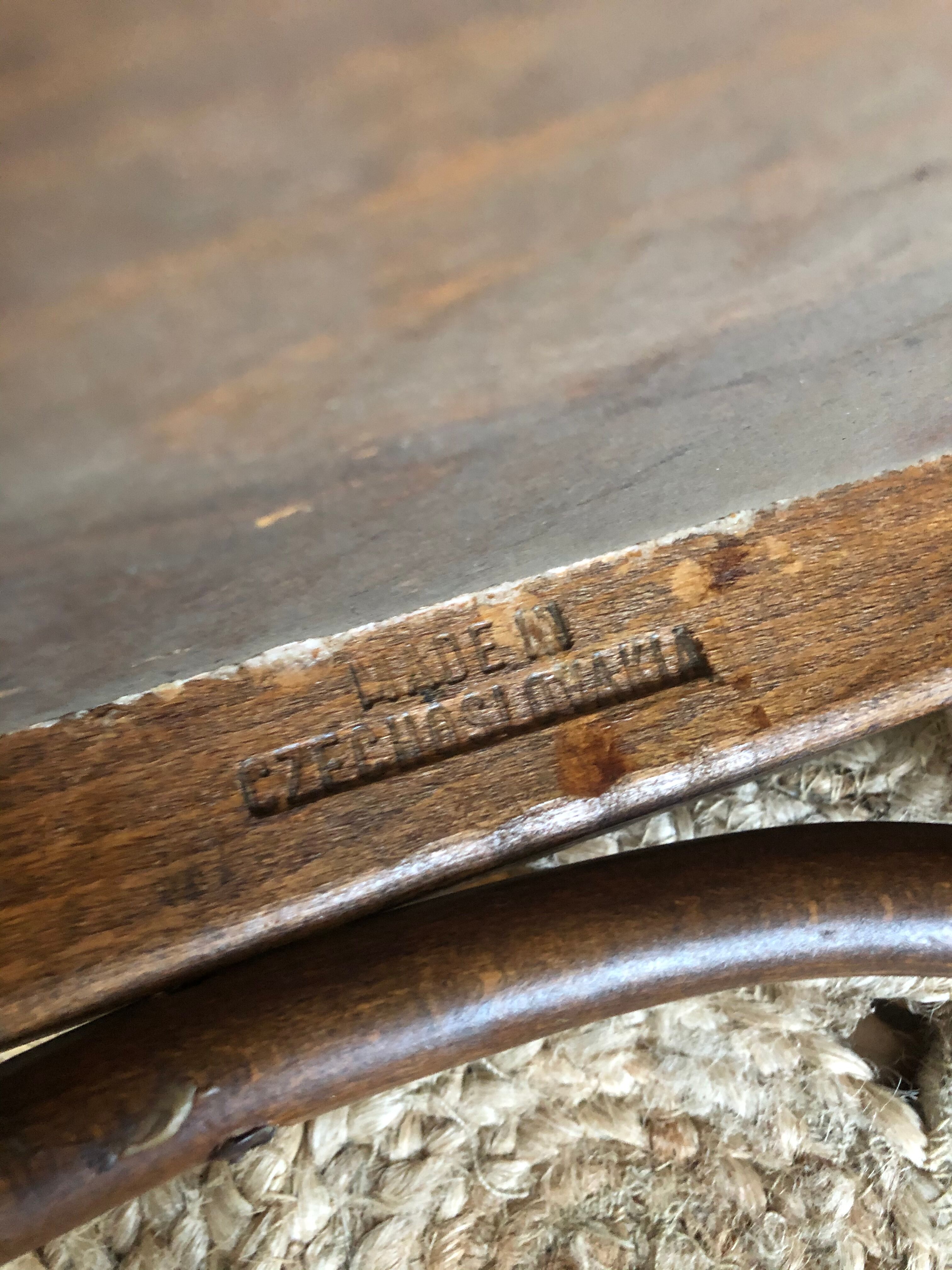 Lot of 4 chairs bistro Thonet