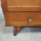Vintage compass feet cabinet