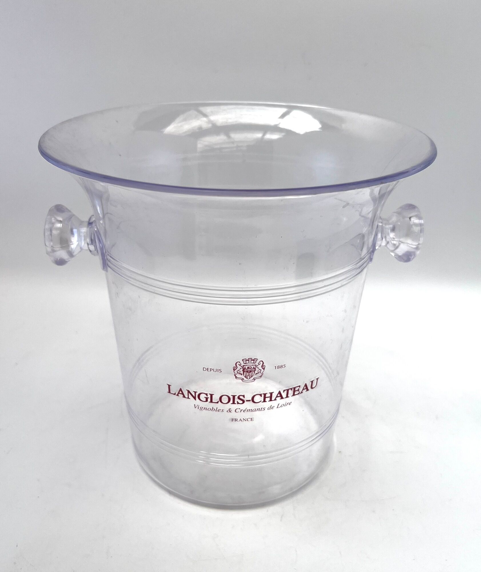 Seau à glaces 5L plastique transparent