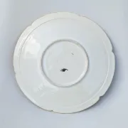 Large Decorative Enamelled Ceramic Plate — Vallauris — Floral Decoration