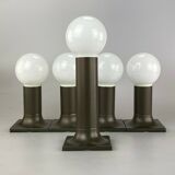 1960s 1970s tube wall lamps by Rolf Krüger for Staff