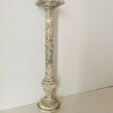 1940s Carrara marble pedestal