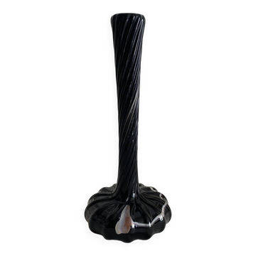 Single-flower vase in blown glass Maure-Vieil glassware