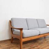 Mid-century danish teak sofa by Juul Kristensen, 1960s