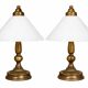 A pair of bedside lamps from the 1970s