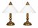 A pair of bedside lamps from the 1970s