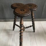 Antique Bobbin Sidetable Plantable 19th Century