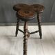 Antique Bobbin Sidetable Plantable 19th Century