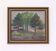 Original Mid Century Swedish Oil on Panel – “Trees, Landscape Motif” b