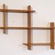 Etagere vintage scandinave en bois 1960