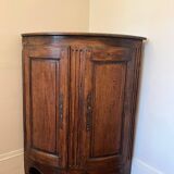 Oak corner cabinet