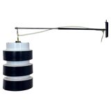 Mid-century adjustable wall lamp designed by Josef Hurka for Napako, 1970s