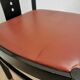 Vintage THONET Bentwood Dining Chair: Postmodern Brown Leather Seat