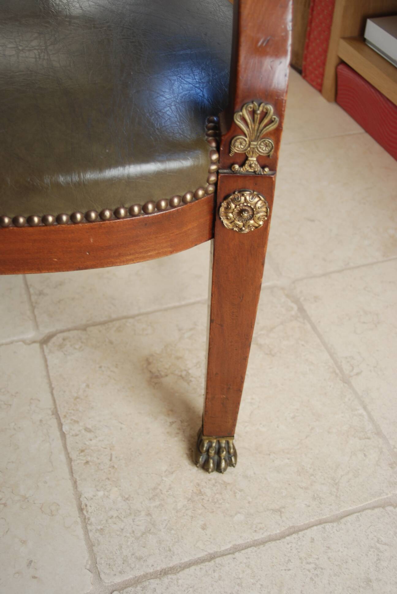 Empire style office armchair "return from Egypt"