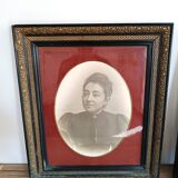 2 cadres Napoléon III portrait photo